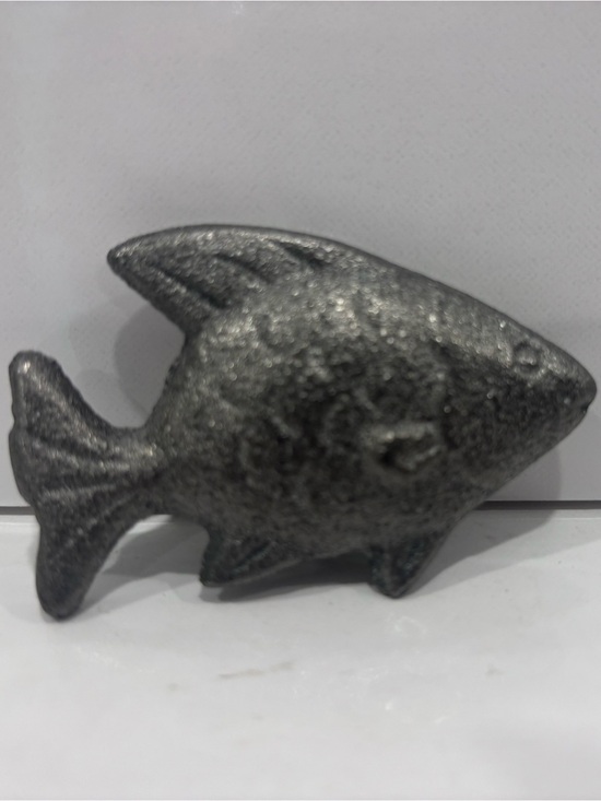 Other - Vintage Cast Iron Fish Paperweight Small Nautical Desk Decor Figurine 2.5”